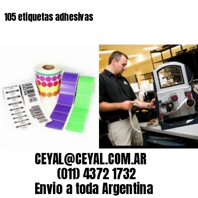 105 etiquetas adhesivas