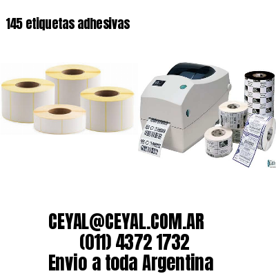 145 etiquetas adhesivas