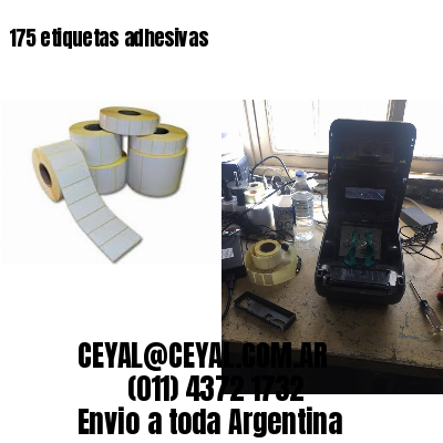 175 etiquetas adhesivas