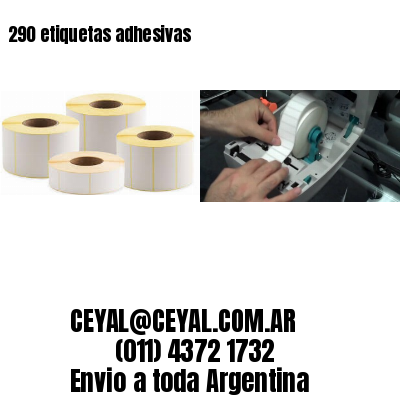 290 etiquetas adhesivas