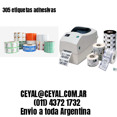 305 etiquetas adhesivas