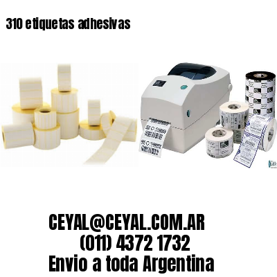 310 etiquetas adhesivas