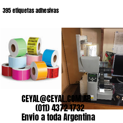 395 etiquetas adhesivas