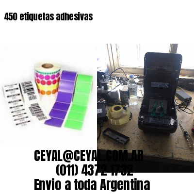 450 etiquetas adhesivas