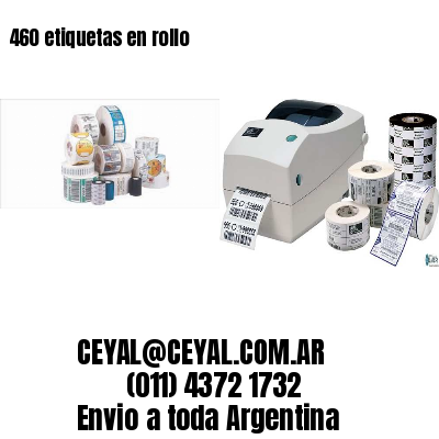 460 etiquetas en rollo