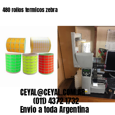 480 rollos termicos zebra