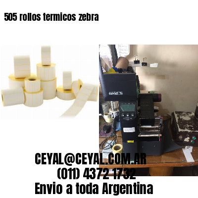 505 rollos termicos zebra