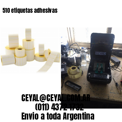 510 etiquetas adhesivas