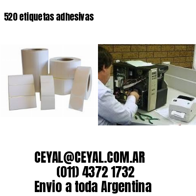 520 etiquetas adhesivas