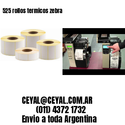 525 rollos termicos zebra