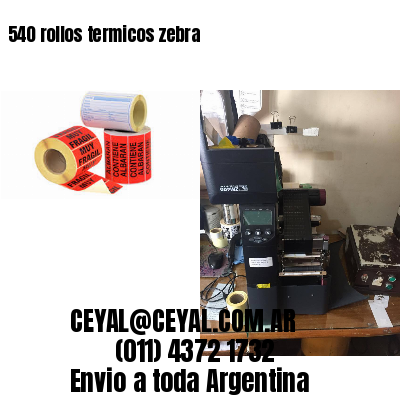 540 rollos termicos zebra