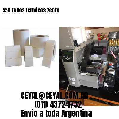 550 rollos termicos zebra