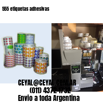 555 etiquetas adhesivas
