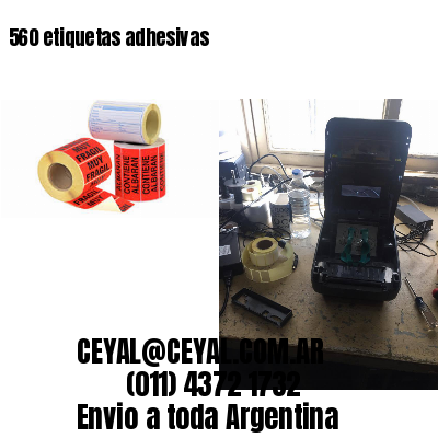 560 etiquetas adhesivas