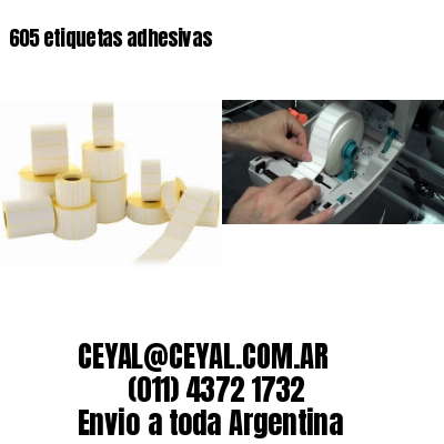 605 etiquetas adhesivas
