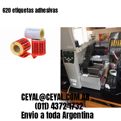 620 etiquetas adhesivas