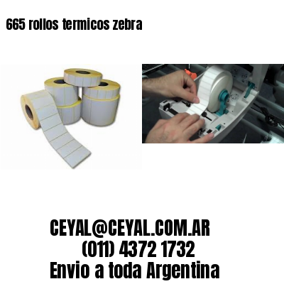 665 rollos termicos zebra