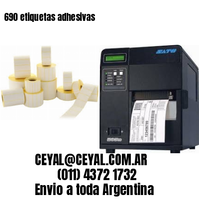 690 etiquetas adhesivas