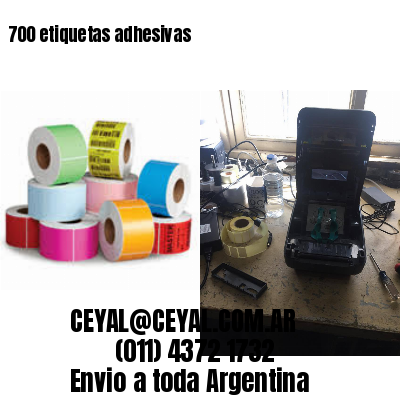 700 etiquetas adhesivas