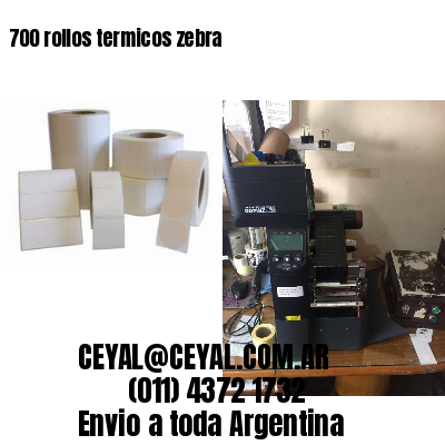 700 rollos termicos zebra