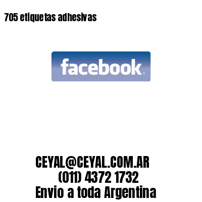705 etiquetas adhesivas