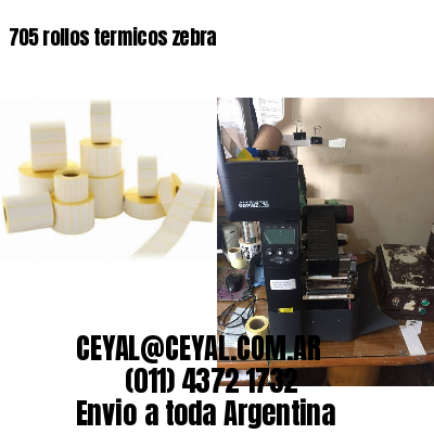 705 rollos termicos zebra