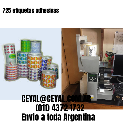 725 etiquetas adhesivas