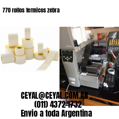 770 rollos termicos zebra