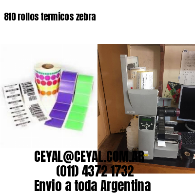 810 rollos termicos zebra