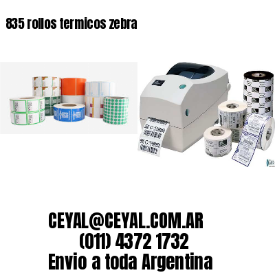 835 rollos termicos zebra