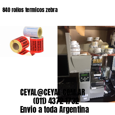 840 rollos termicos zebra