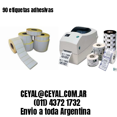 90 etiquetas adhesivas