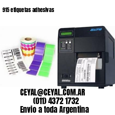 915 etiquetas adhesivas