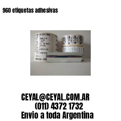 960 etiquetas adhesivas