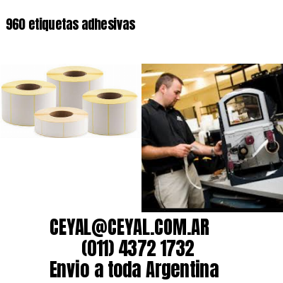 960 etiquetas adhesivas