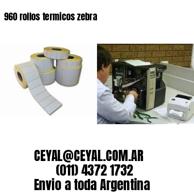 960 rollos termicos zebra