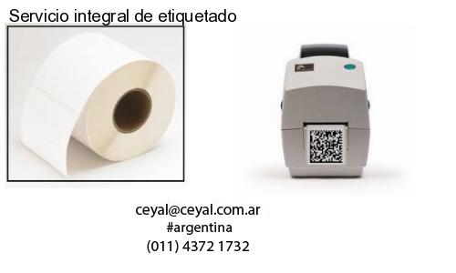 Servicio integral de etiquetado