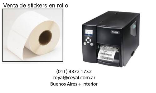 Venta de stickers en rollo