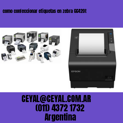 como confeccionar etiquetas en {w.Zebra}