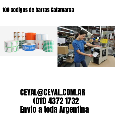 100 codigos de barras Catamarca
