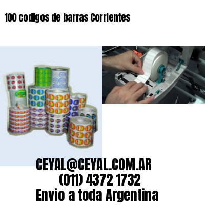 100 codigos de barras Corrientes