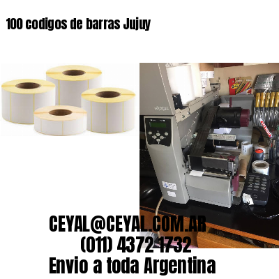 100 codigos de barras Jujuy