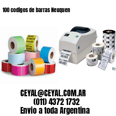 100 codigos de barras Neuquen