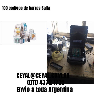 100 codigos de barras Salta