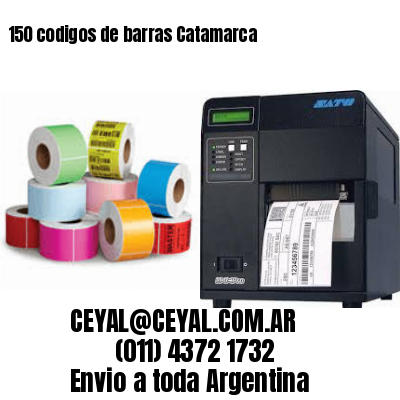 150 codigos de barras Catamarca