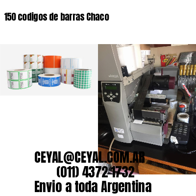 150 codigos de barras Chaco