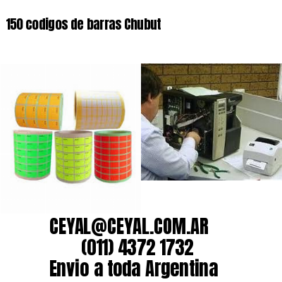 150 codigos de barras Chubut