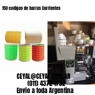 150 codigos de barras Corrientes