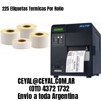 225 Etiquetas Termicas Por Rollo