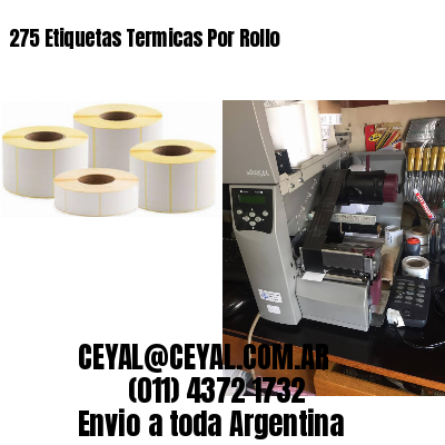 275 Etiquetas Termicas Por Rollo